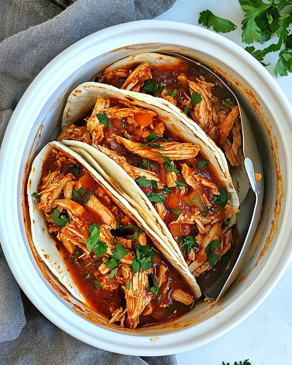 Instant Pot Chicken Tacos