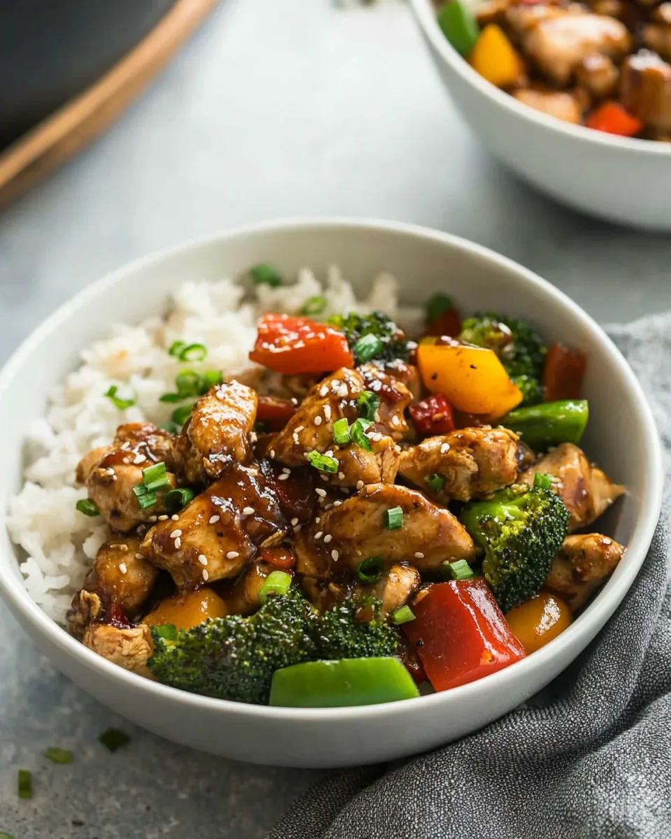 Instant Pot Chicken Teriyaki Bowls