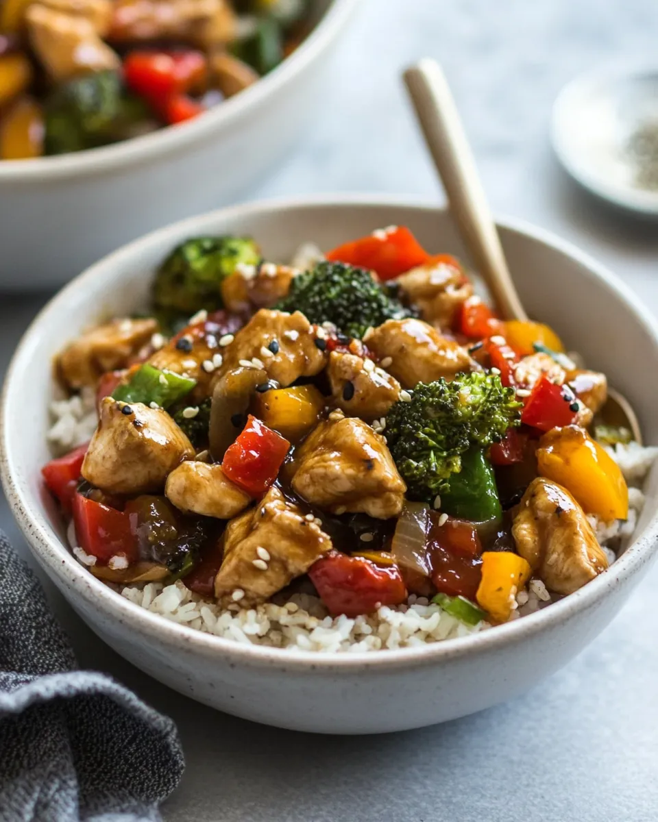 Instant Pot Chicken Teriyaki Bowls