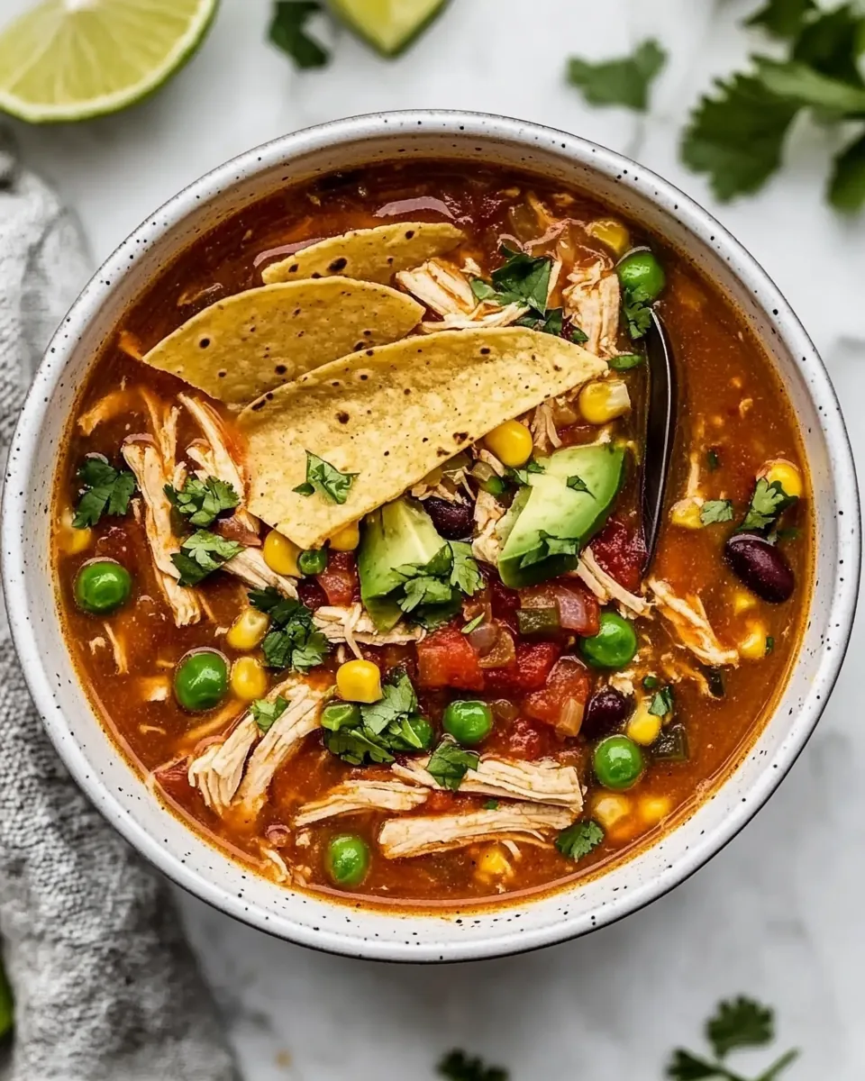 Instant Pot Chicken Tortilla Soup