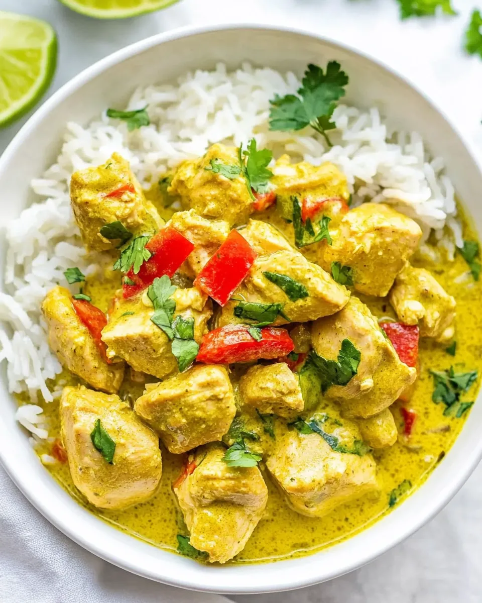 Instant Pot Coconut Chicken Curry