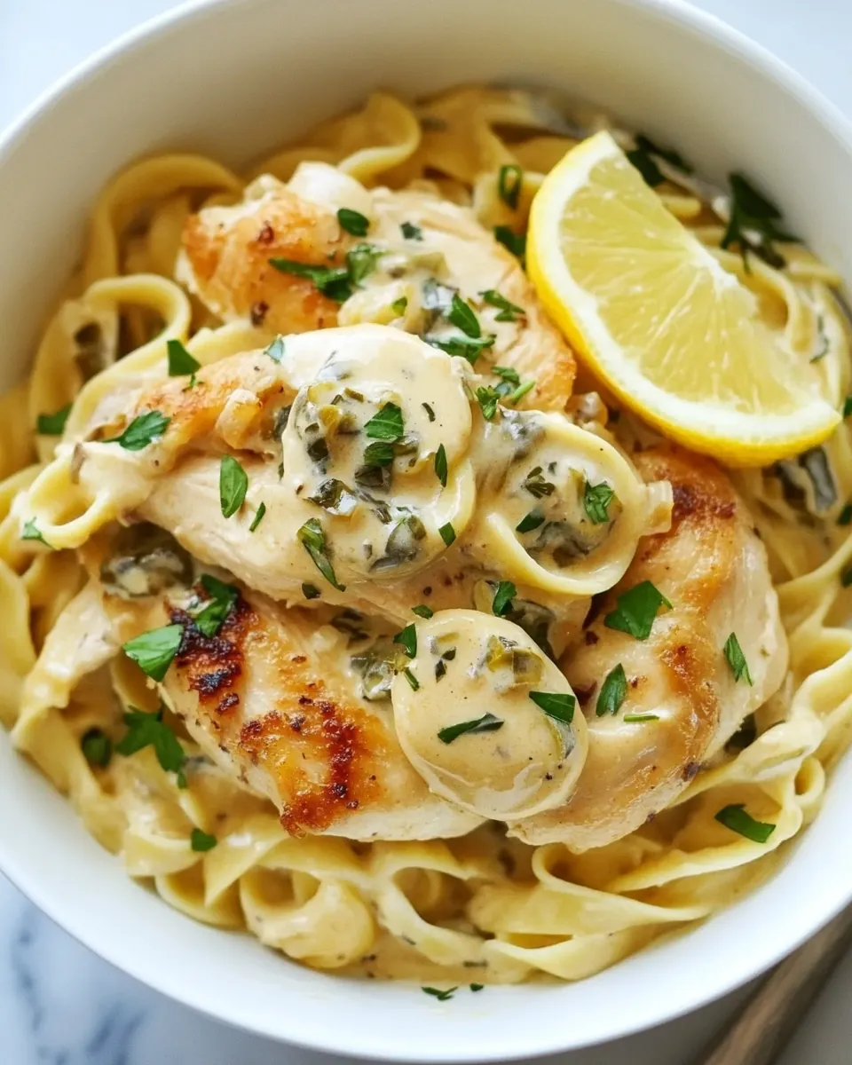 Instant Pot Creamy Chicken Piccata