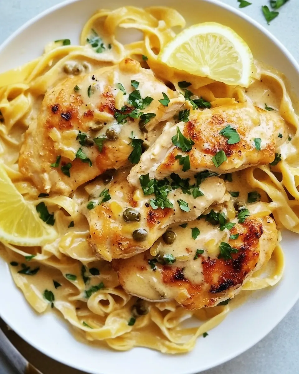 Instant Pot Creamy Chicken Piccata
