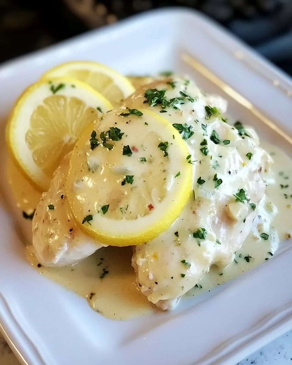 Instant Pot Creamy Lemon Chicken