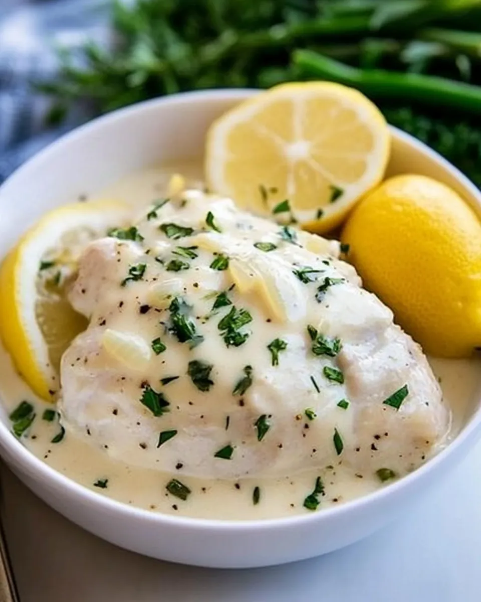 Instant Pot Creamy Lemon Chicken