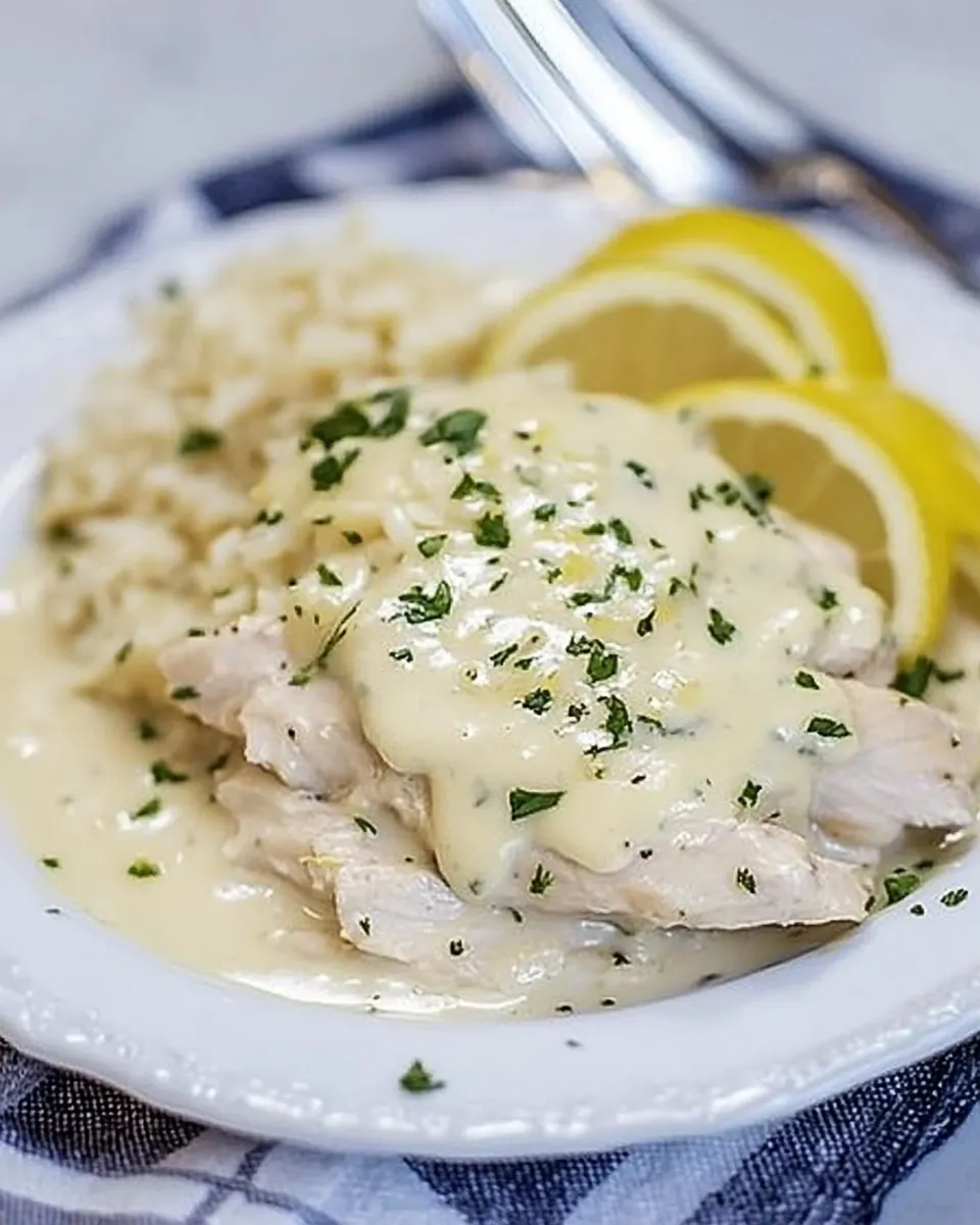 Instant Pot Creamy Lemon Chicken