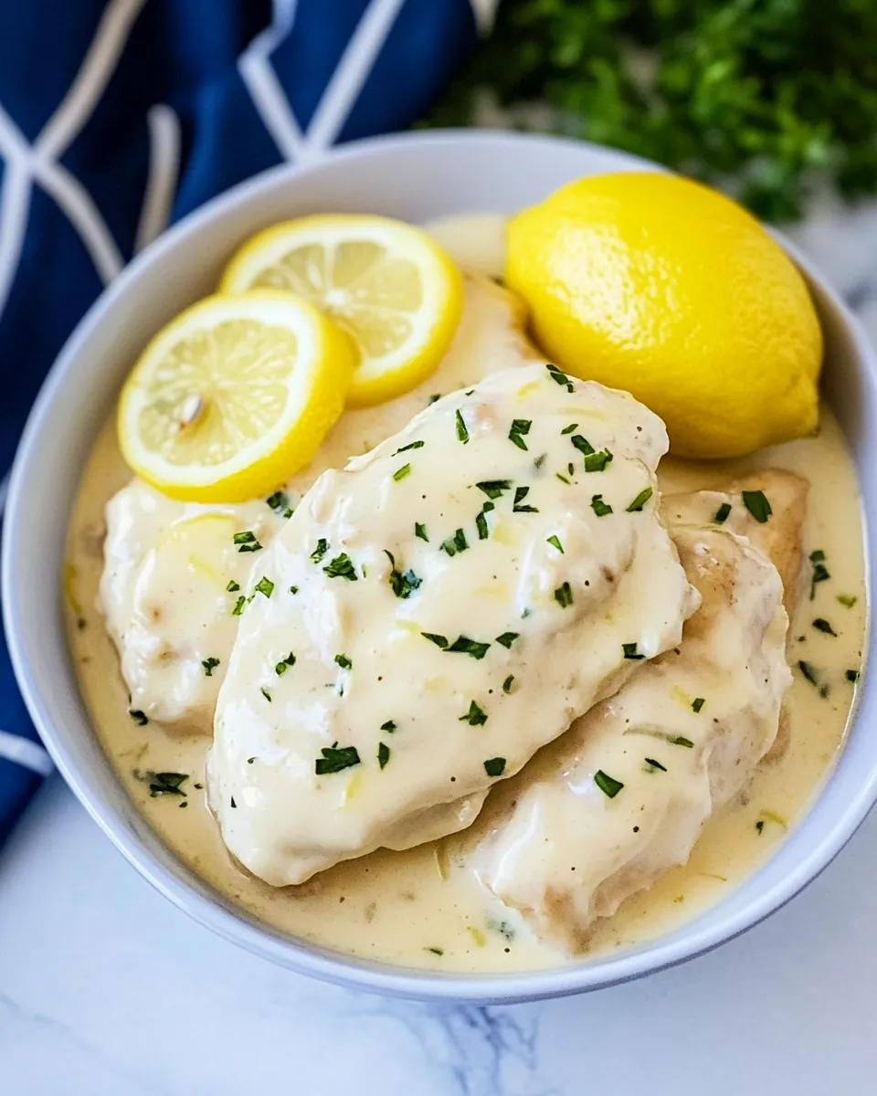 Instant Pot Creamy Lemon Chicken