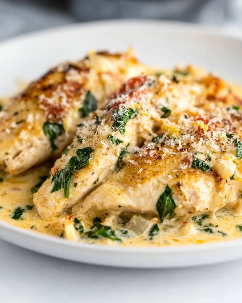 Instant Pot Creamy Parmesan Chicken