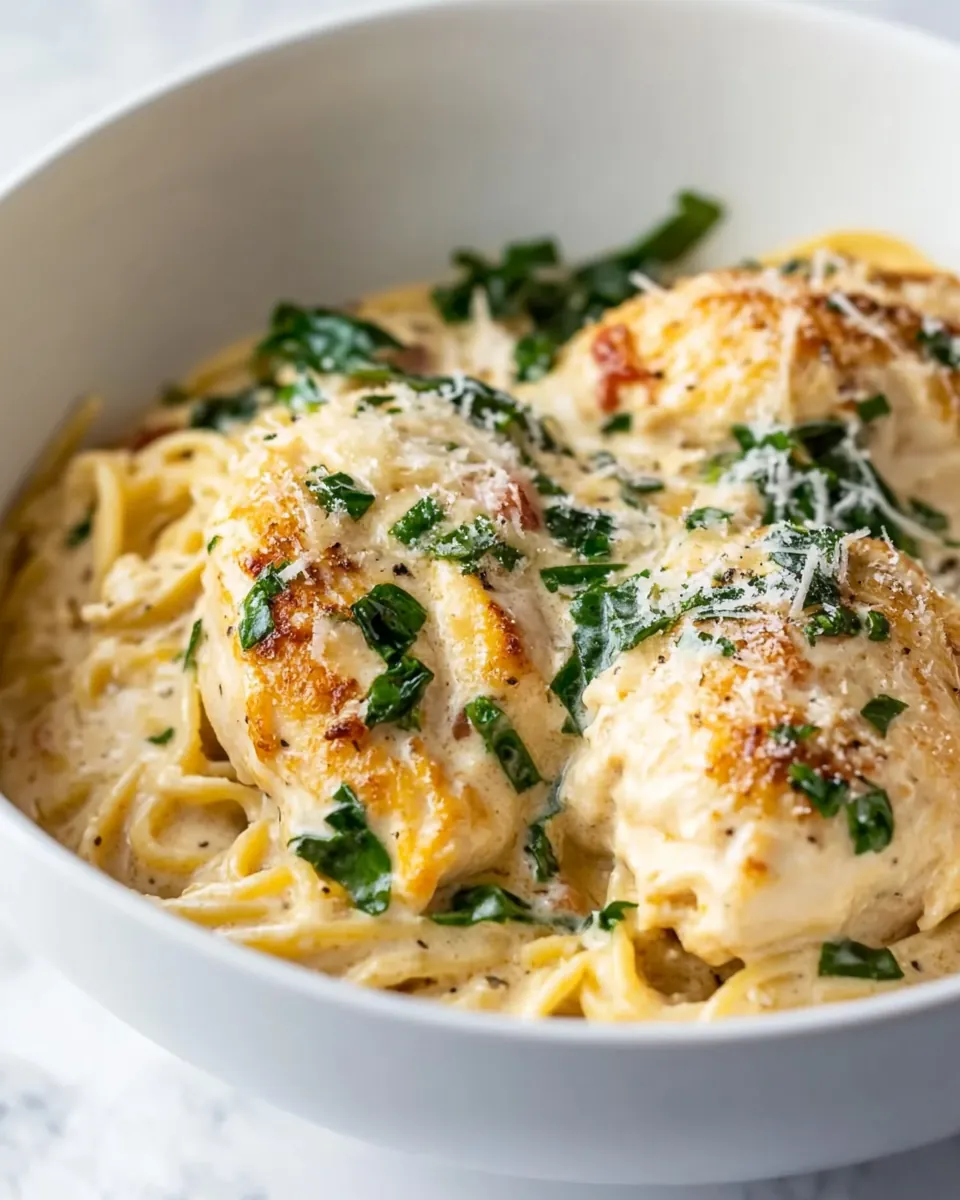 Instant Pot Creamy Parmesan Chicken