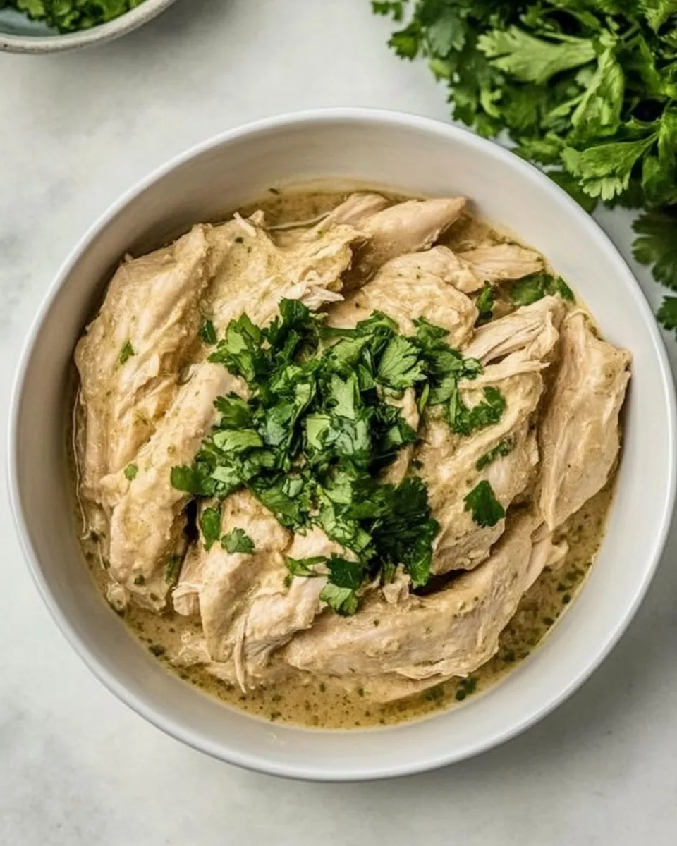 Instant Pot Creamy Salsa Verde Chicken
