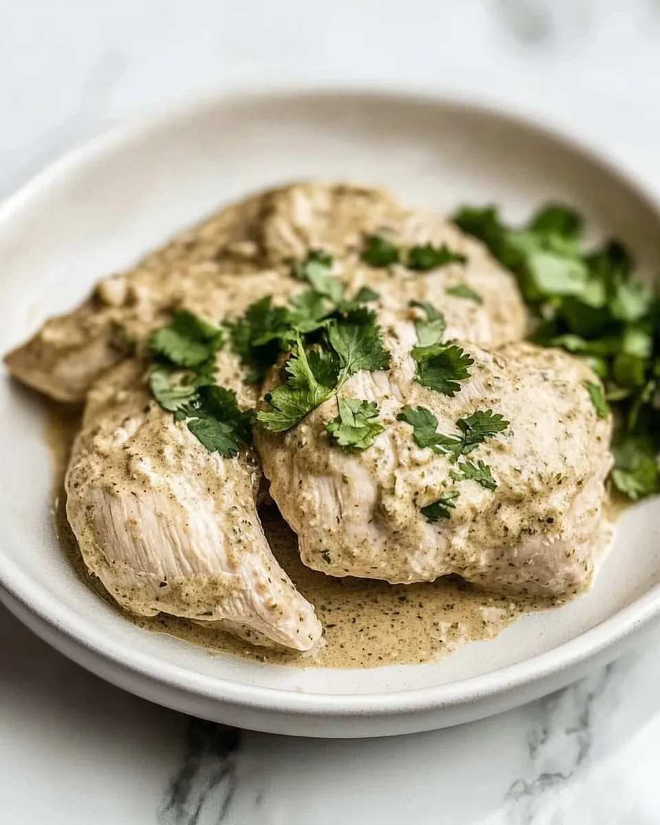Instant Pot Creamy Salsa Verde Chicken