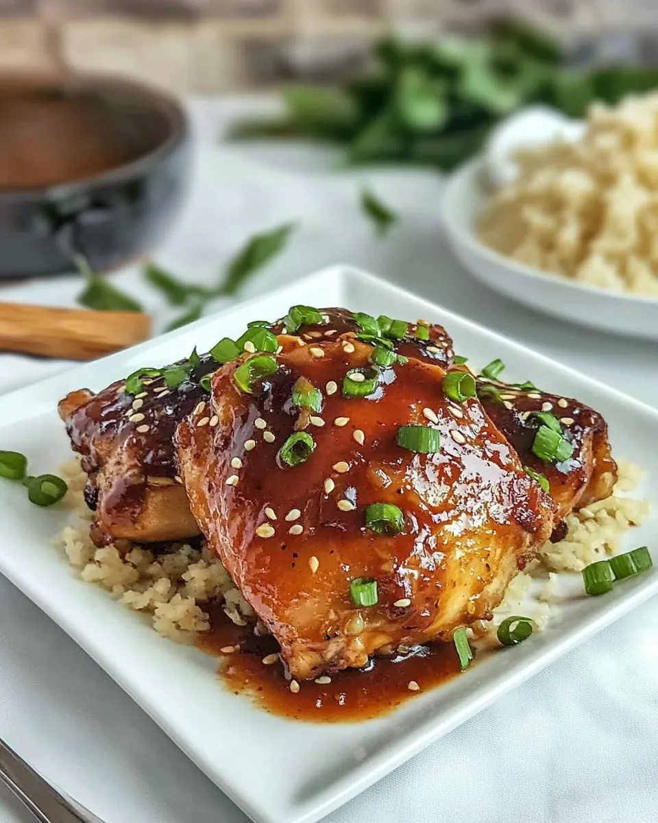 Instant Pot Honey Garlic Chicken Thighs