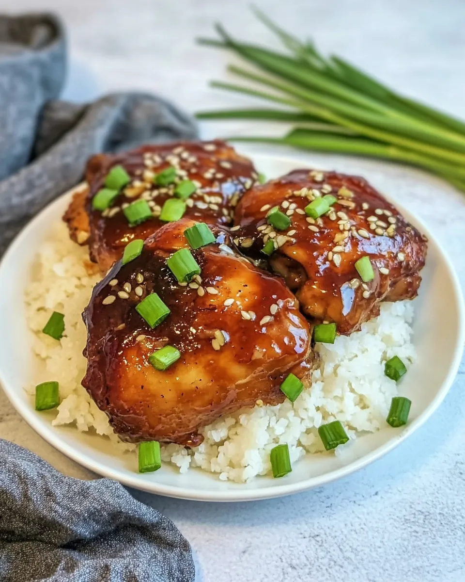 Instant Pot Honey Garlic Chicken Thighs