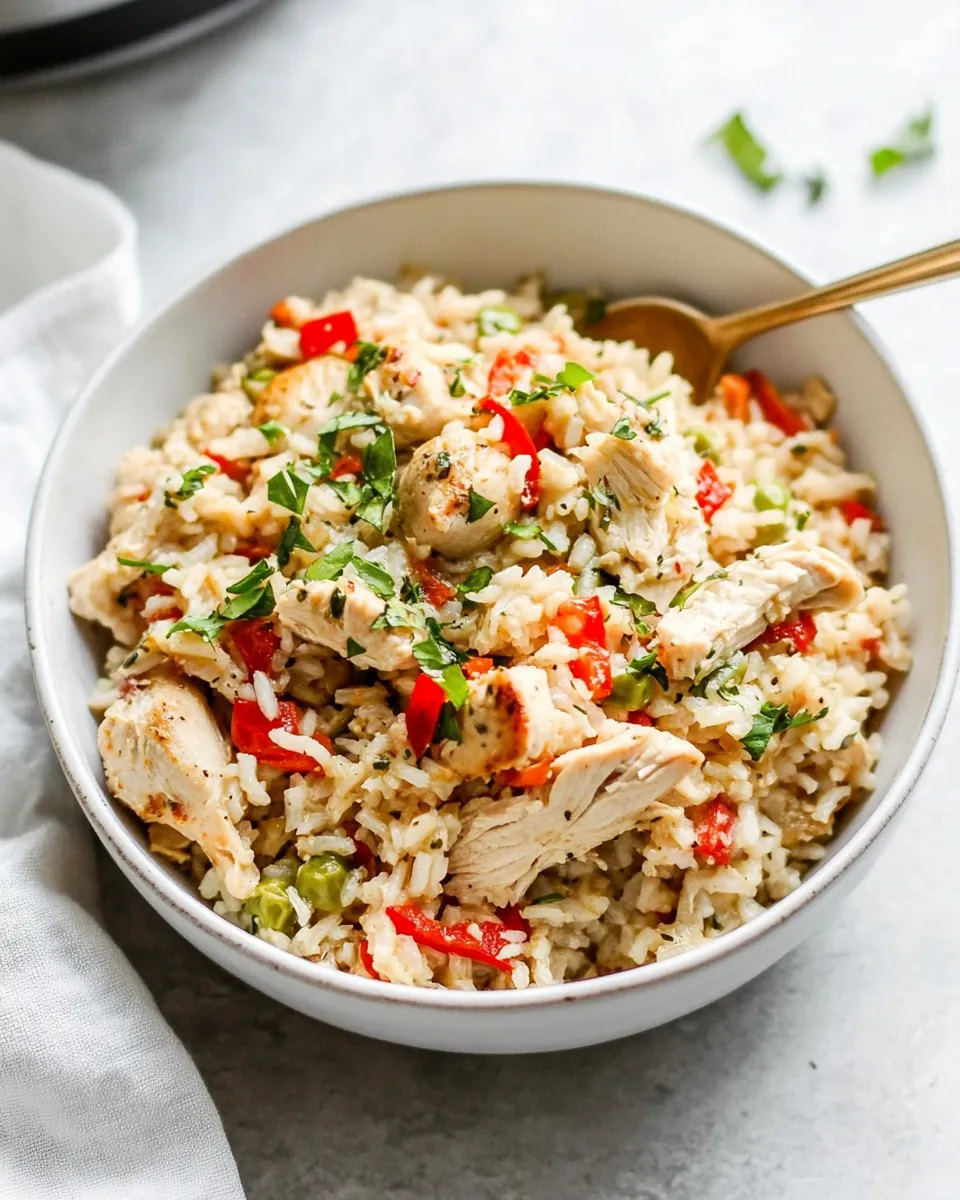 Instant Pot Italian Chicken and Rice