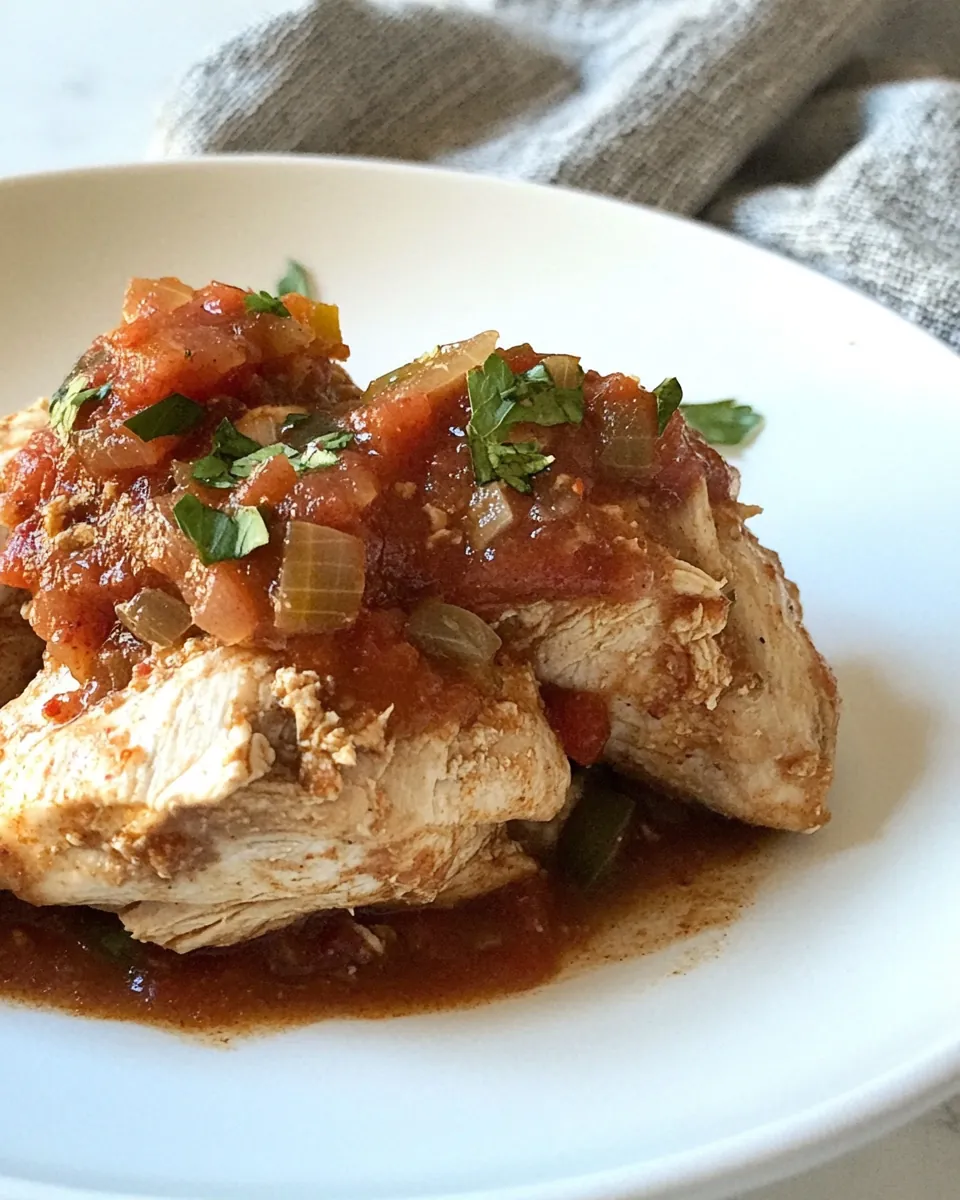 Instant Pot Salsa Chicken