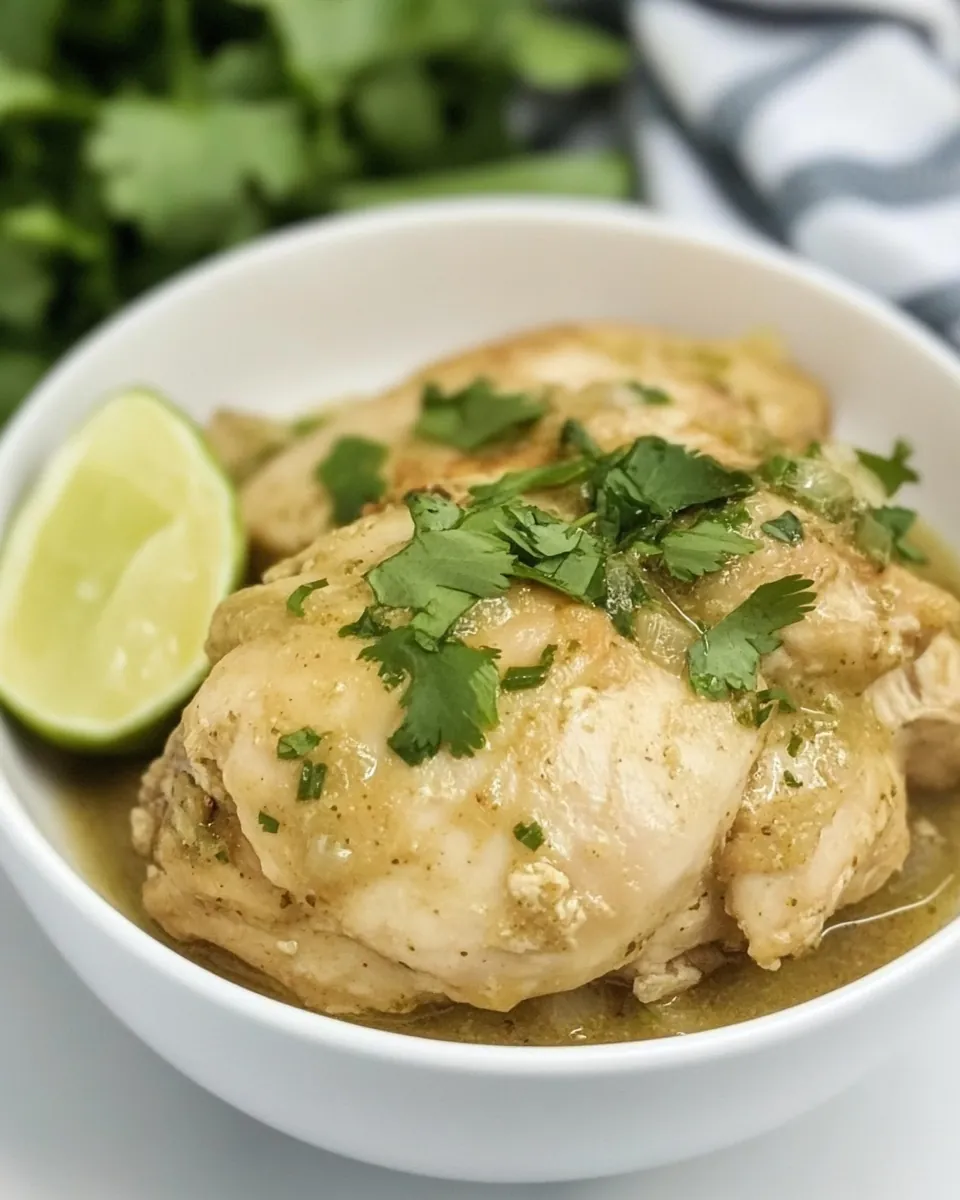 Instant Pot Salsa Verde Chicken