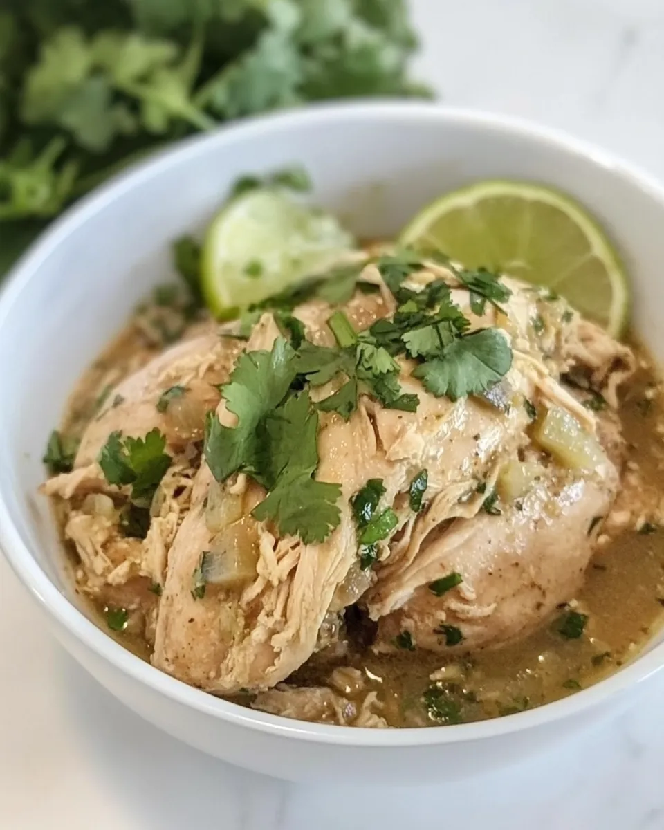 Instant Pot Salsa Verde Chicken
