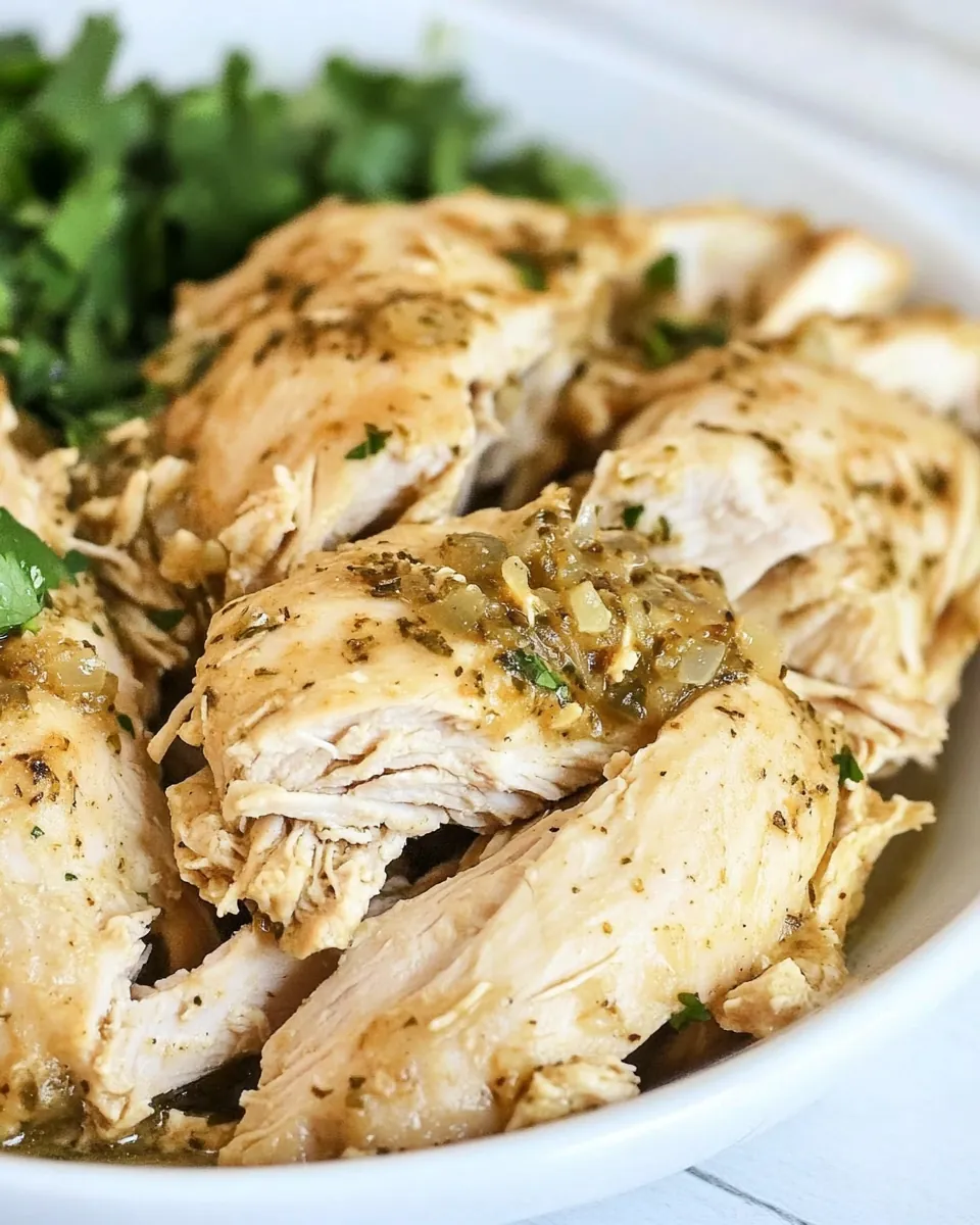 Instant Pot Salsa Verde Chicken