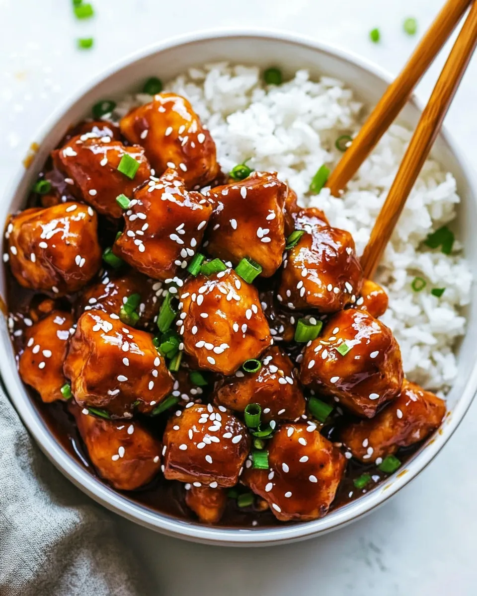 Instant Pot Sesame Chicken