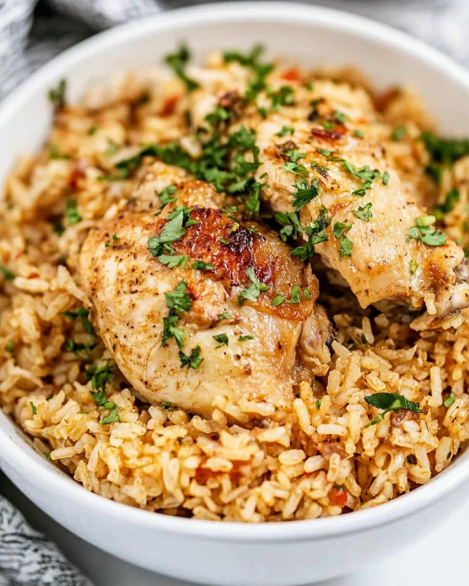 Instant Pot Spanish Rice with Chicken