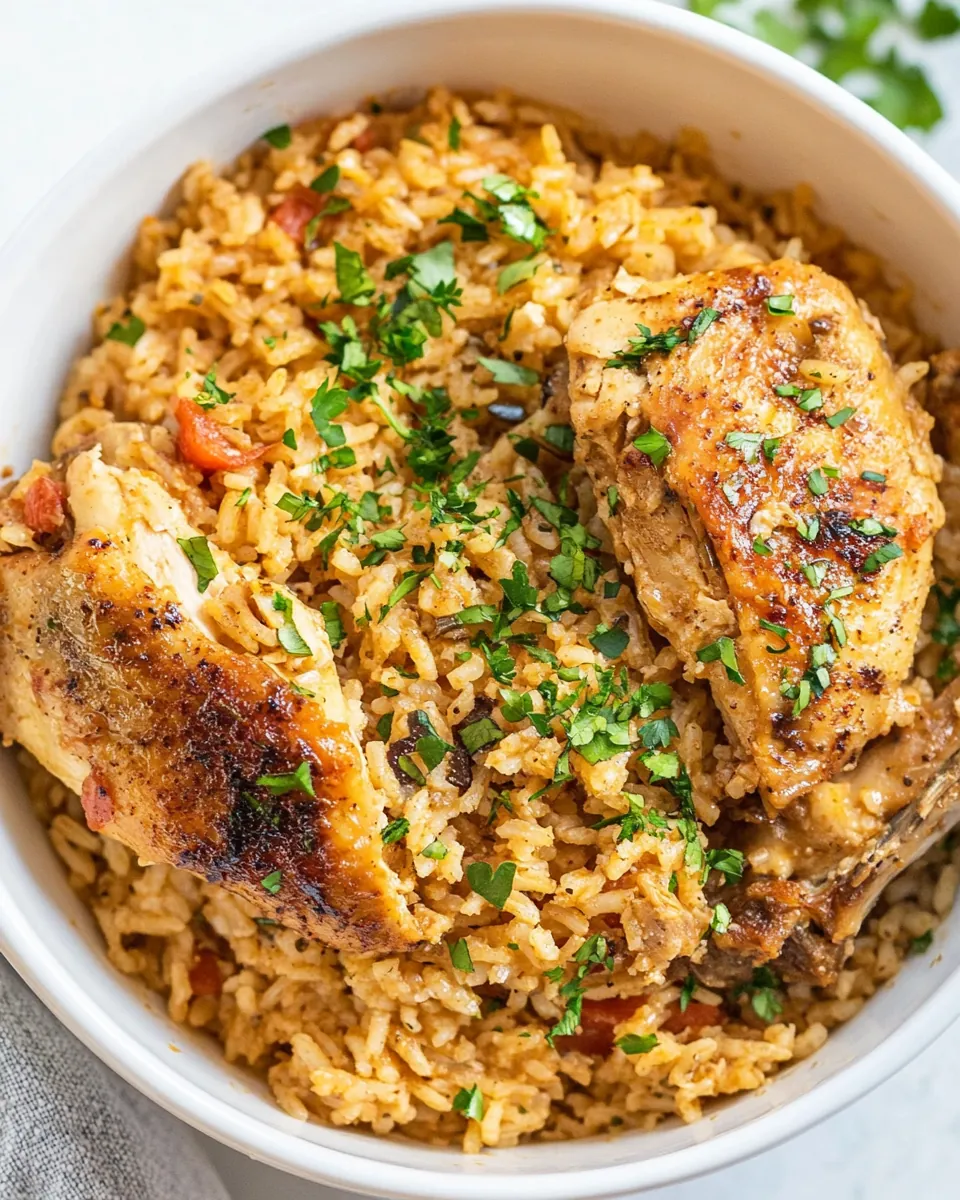 Instant Pot Spanish Rice with Chicken