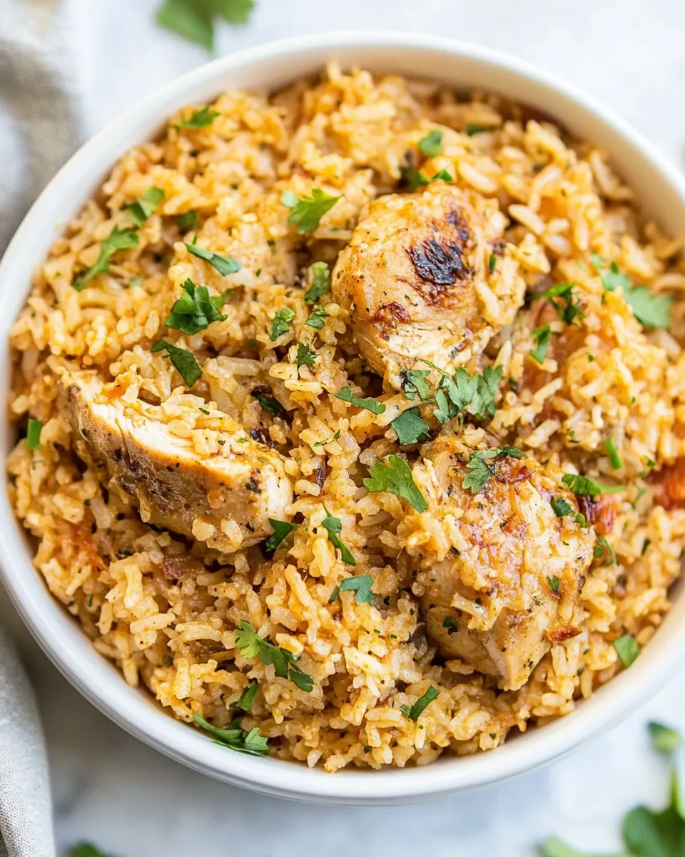 Instant Pot Spanish Rice with Chicken