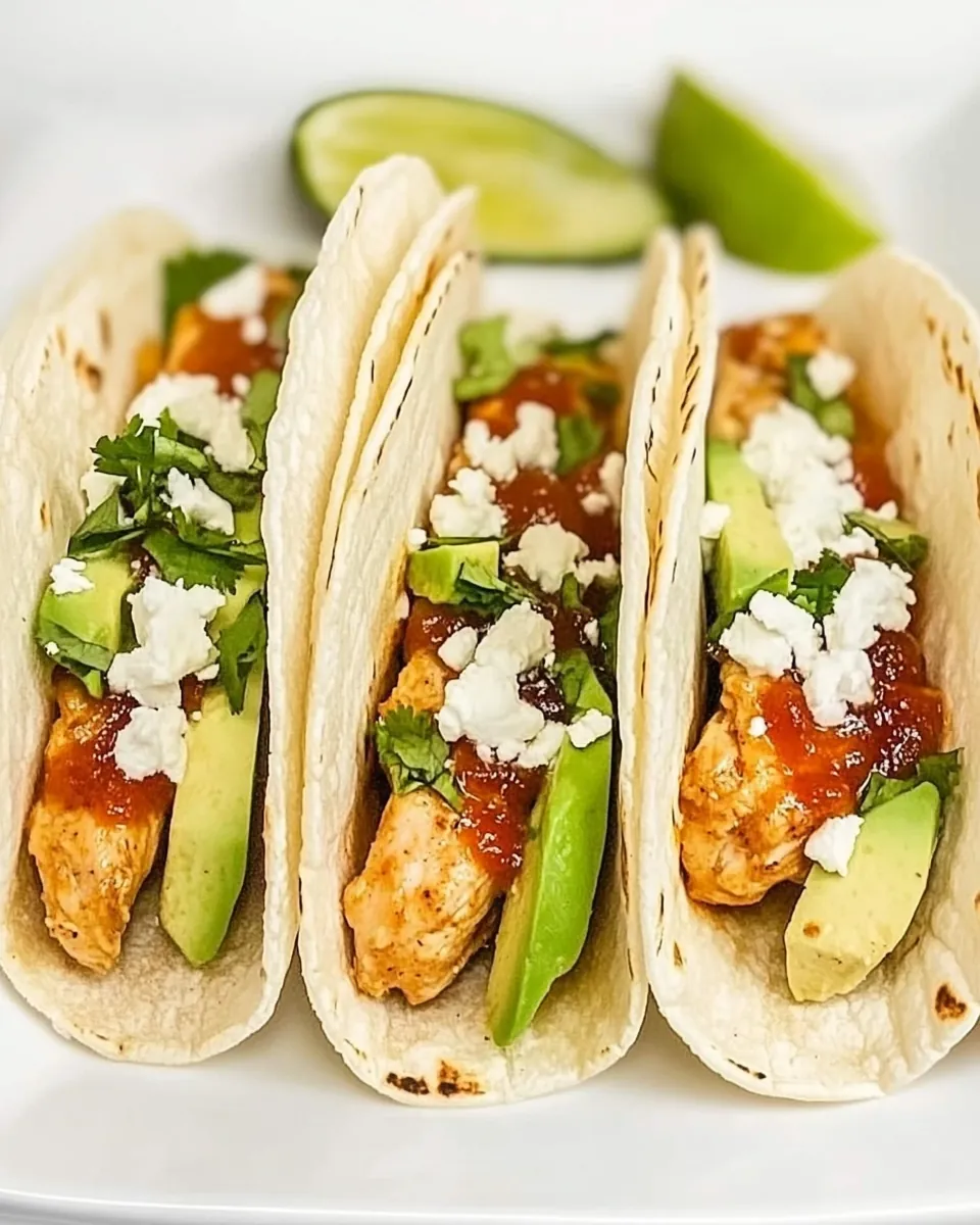 Instant Pot Sriracha Chicken Tacos