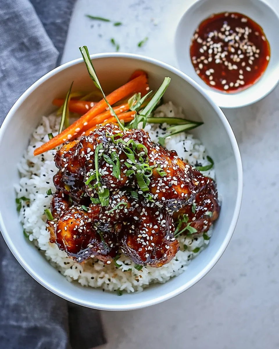 Instant Pot Sticky Korean Chicken