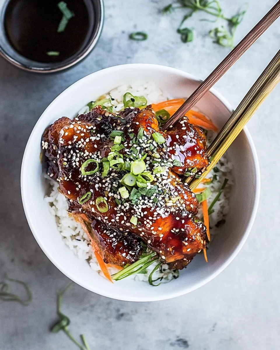 Instant Pot Sticky Korean Chicken