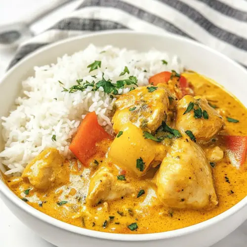 Instant Pot Thai Yellow Chicken Curry