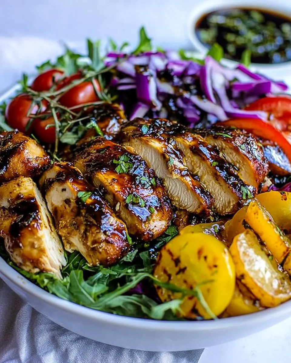 Italian Balsamic Chicken Salad