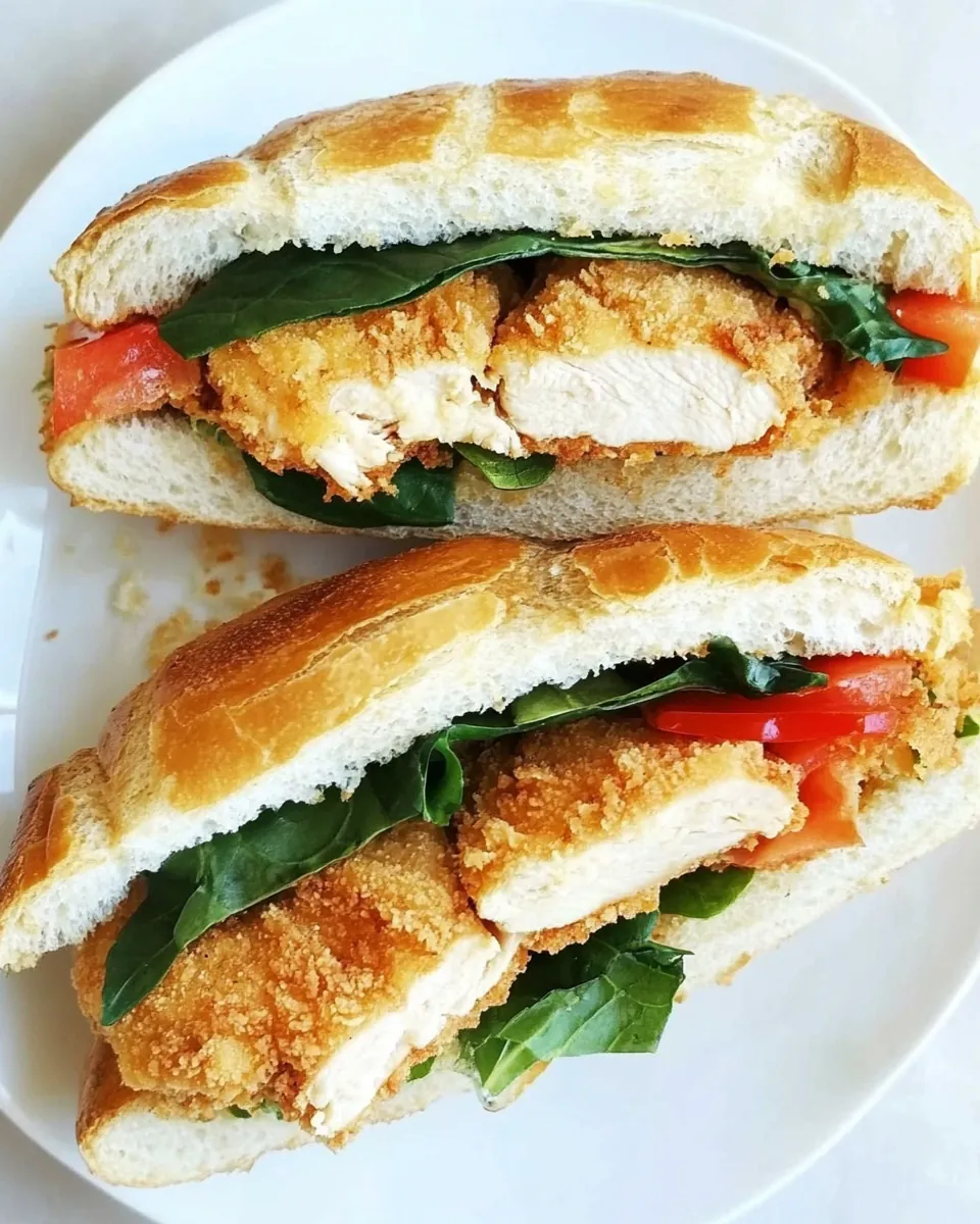 Italian Chicken Cutlet Sandwiches
