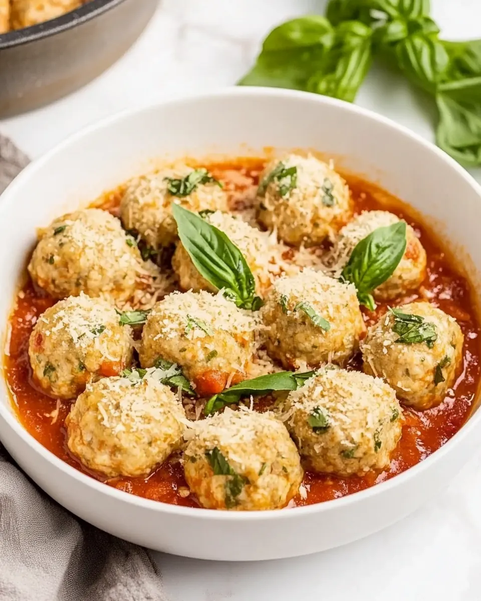 Italian Chicken Meatballs