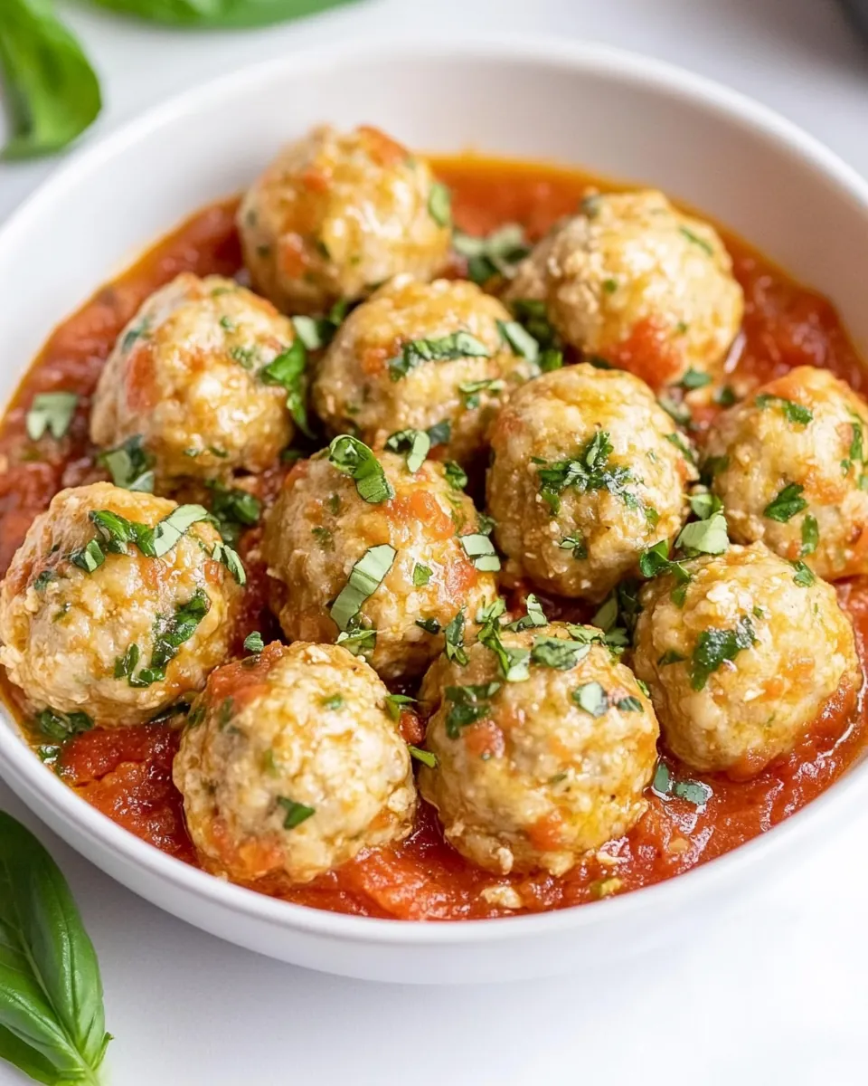 Italian Chicken Meatballs