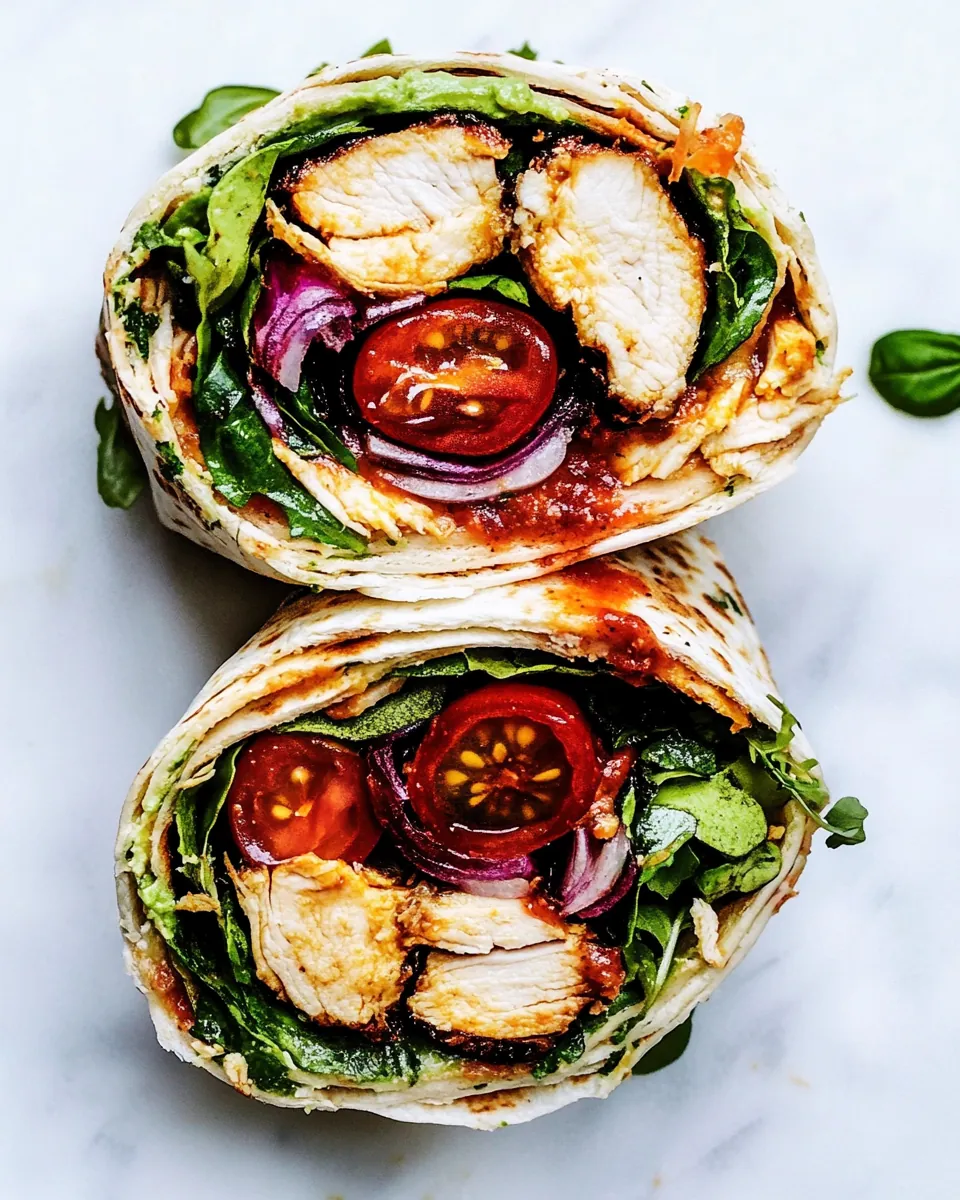 Italian Chicken Wrap