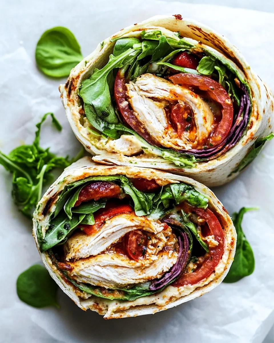 Italian Chicken Wrap