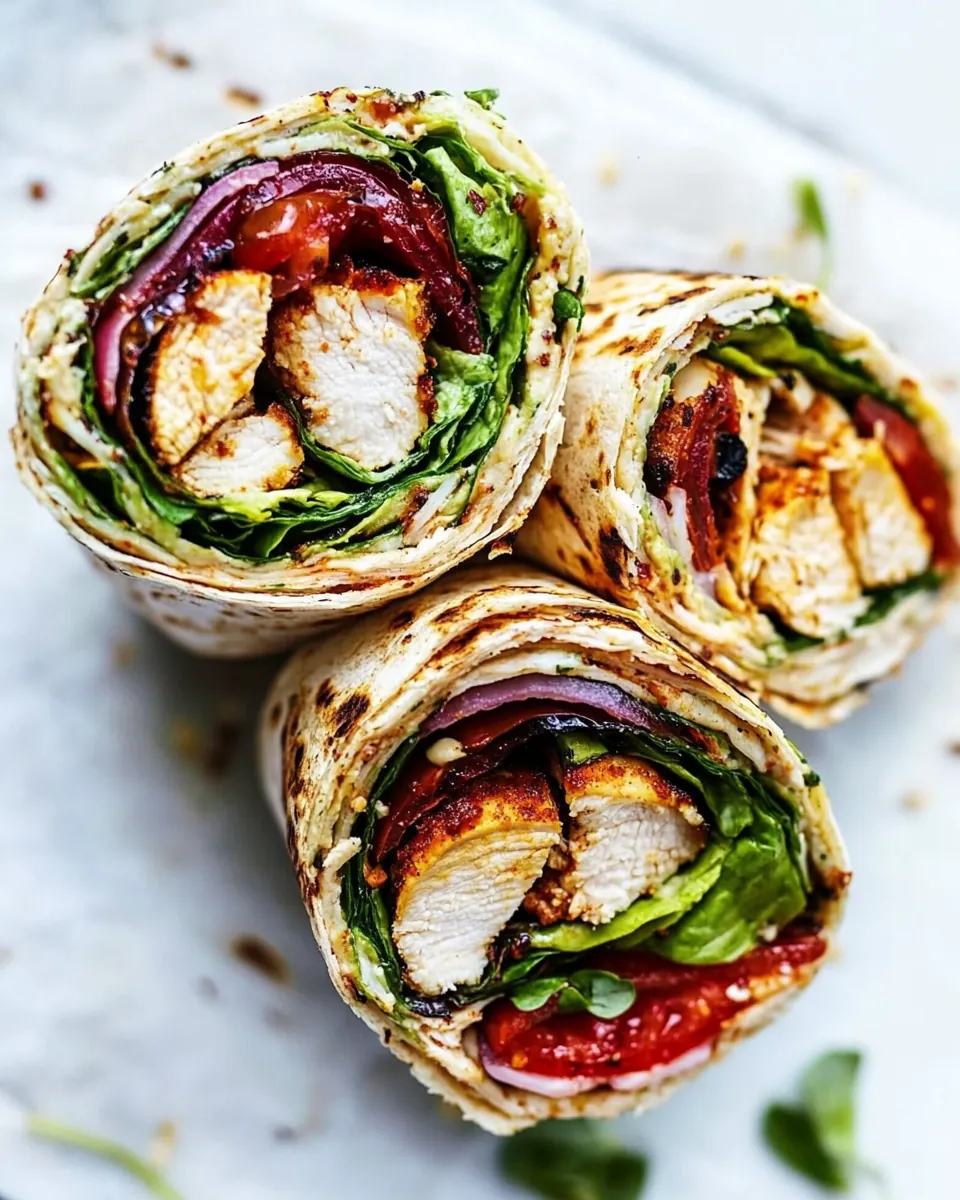 Italian Chicken Wrap