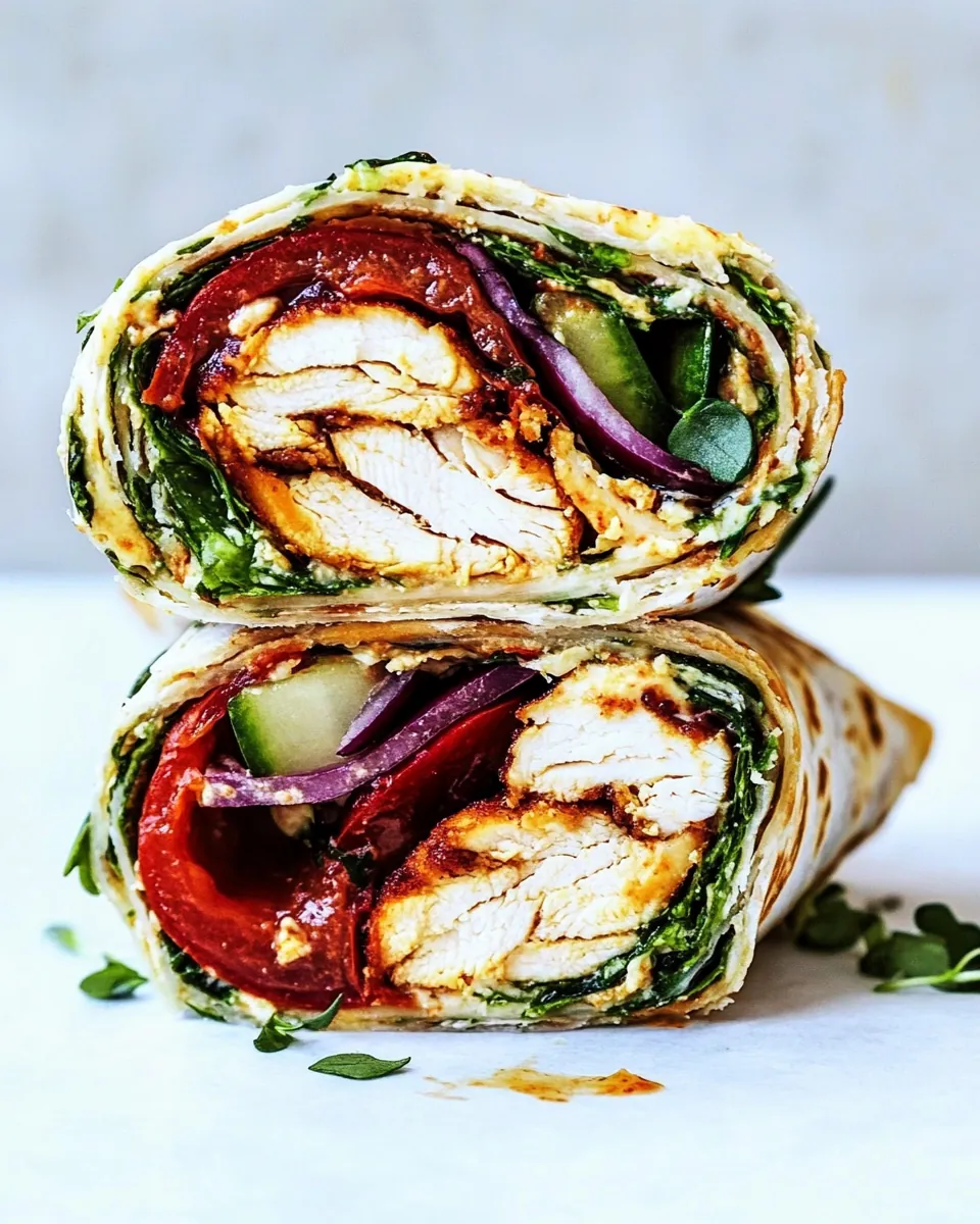 Italian Chicken Wrap