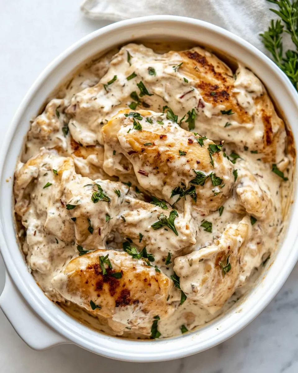 Italian Cream Cheese Chicken