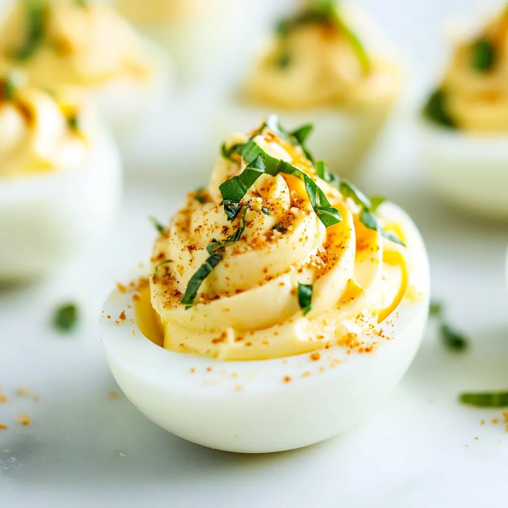 Italian Deviled Eggs