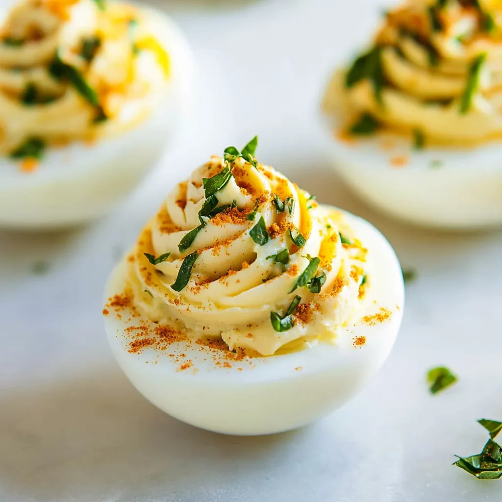 Italian Deviled Eggs