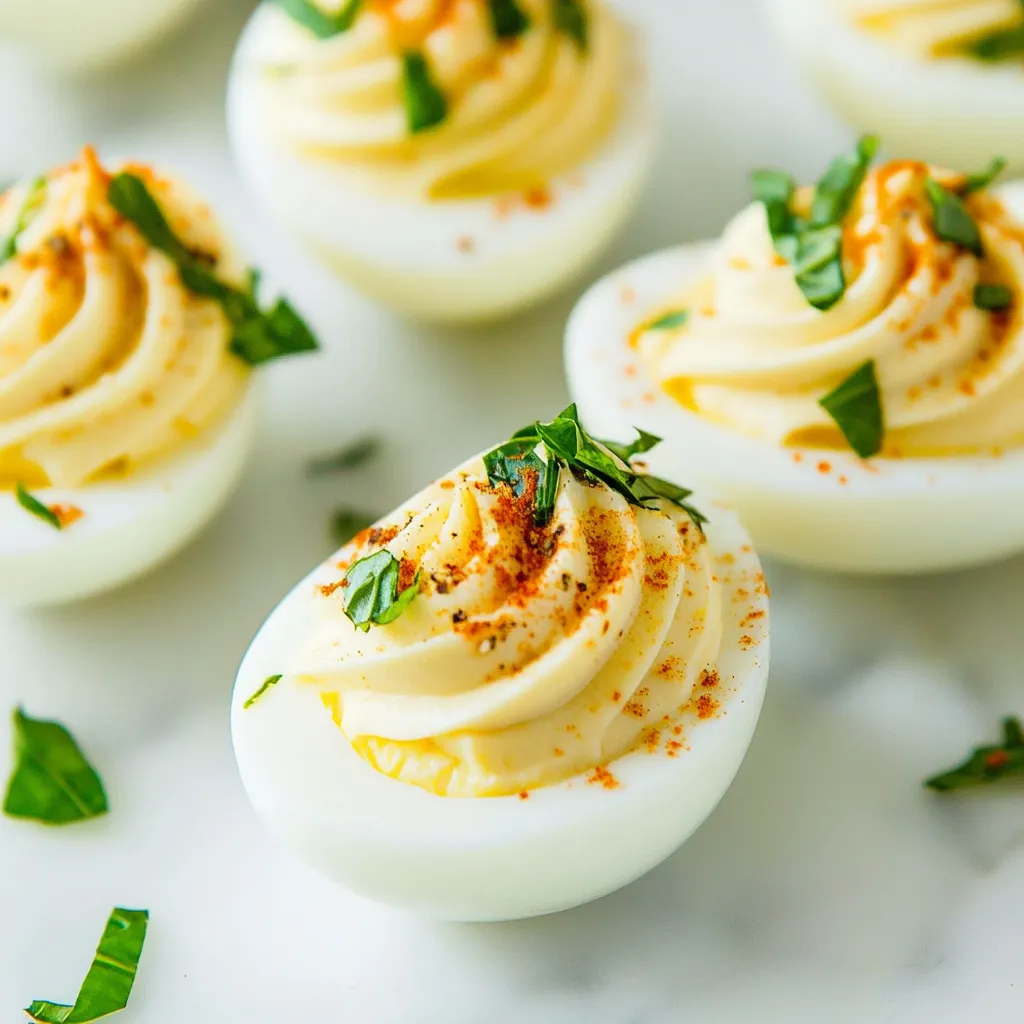 Italian Deviled Eggs