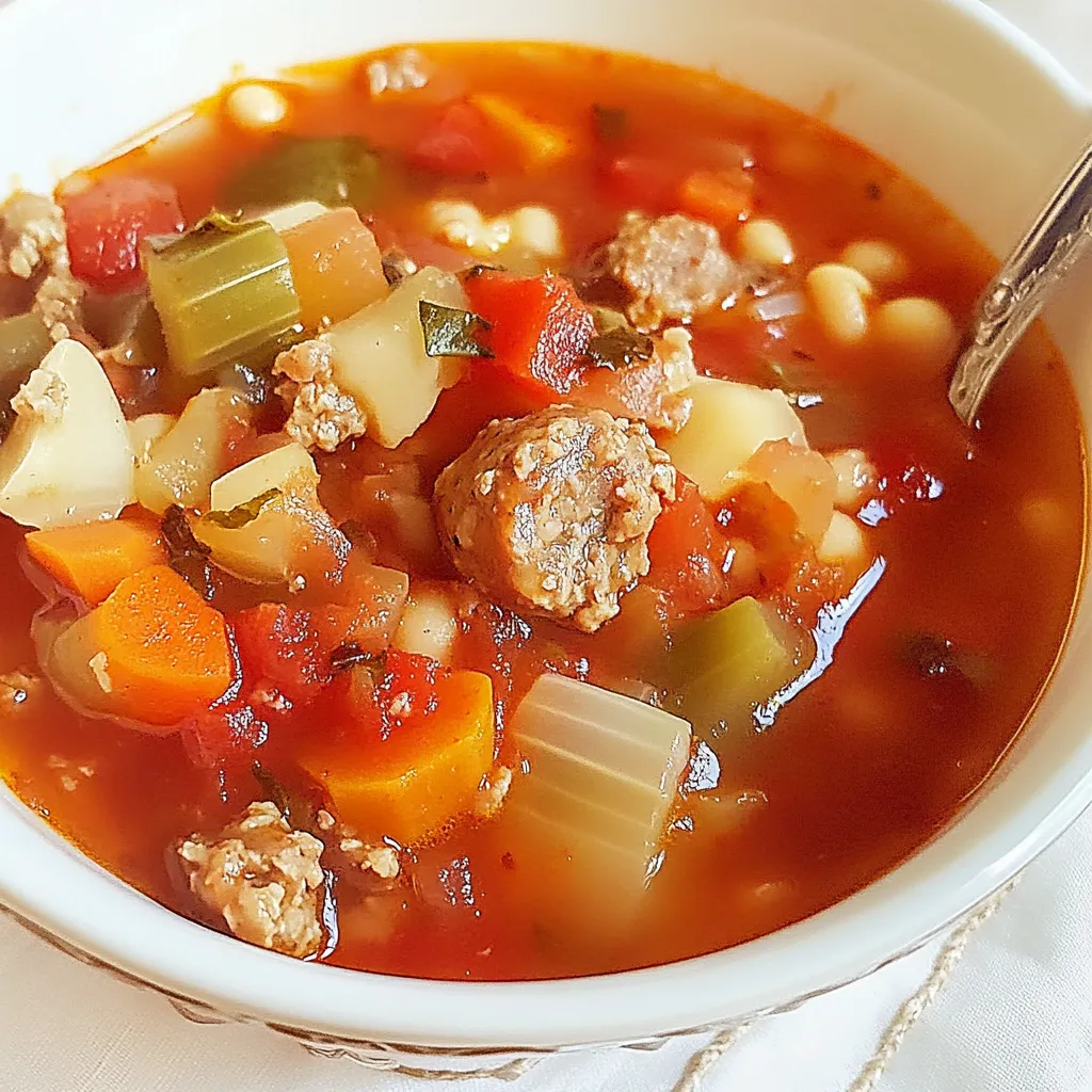 Italian Sausage Vegetable Soup