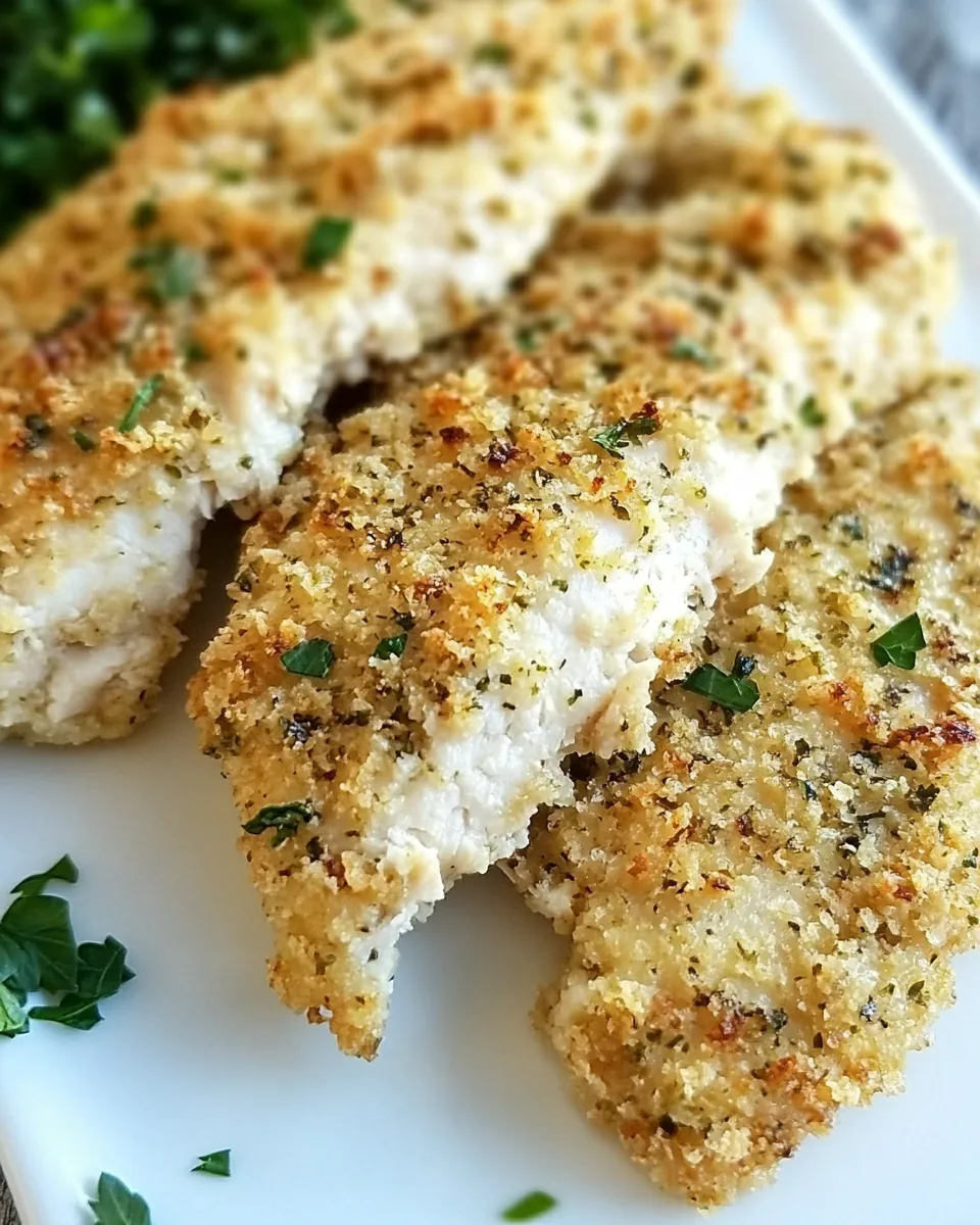 Italian Style Baked Chicken Cutlets
