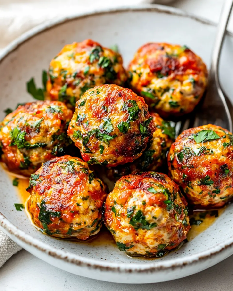 Italian Style Chicken Meatballs