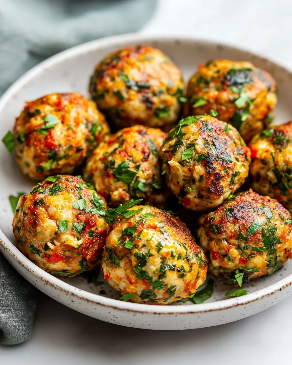 Italian Style Chicken Meatballs