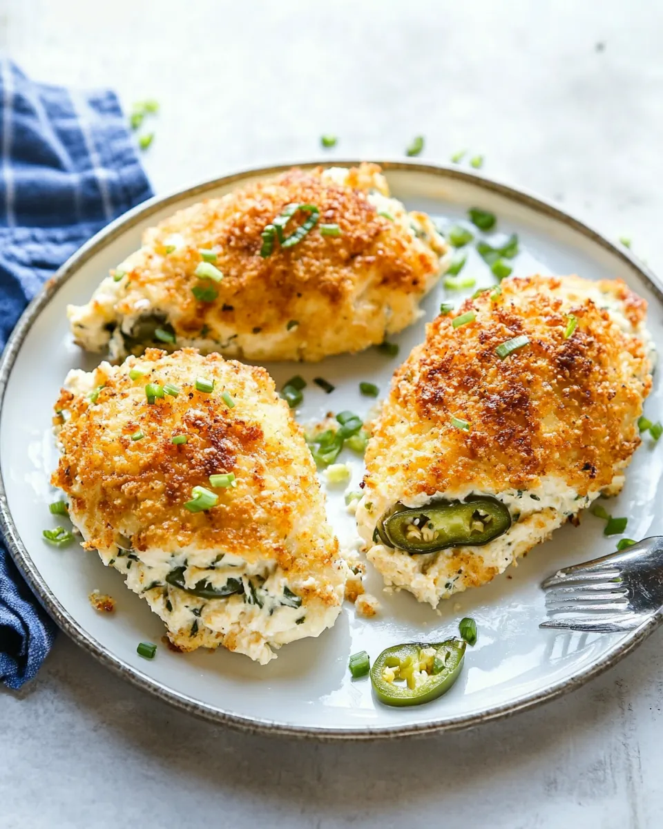 Jalapeno Popper Stuffed Chicken