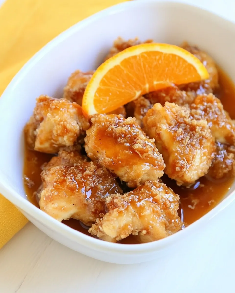 Honey Orange Chicken