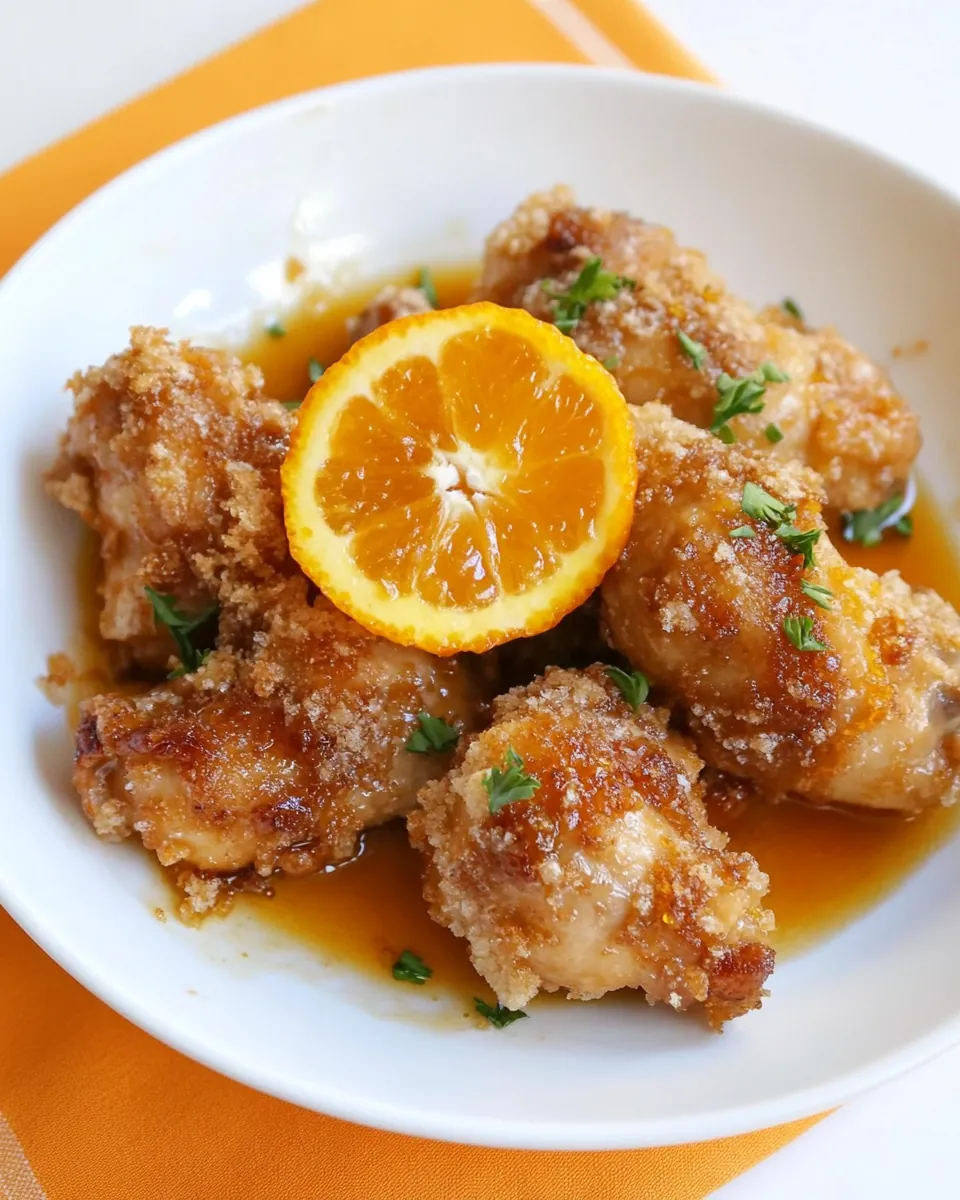 Honey Orange Chicken