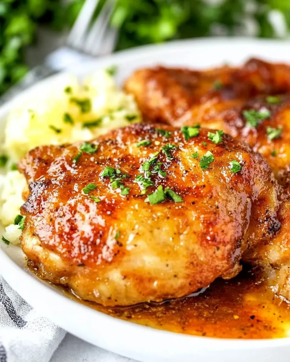 Juicy Baked Boneless Chicken Thighs
